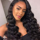 Meetu Hair Peruvian Loose Wave Virgin Human Hair Weave 3 Bundles with 4*4 Lace Closure - MeetuHair